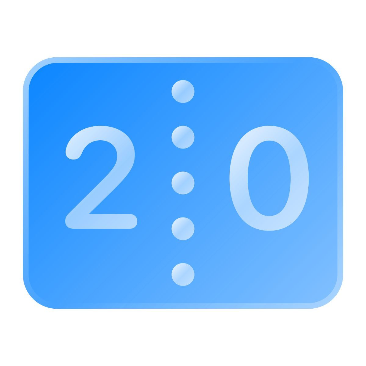 liquid glass color style placar icon