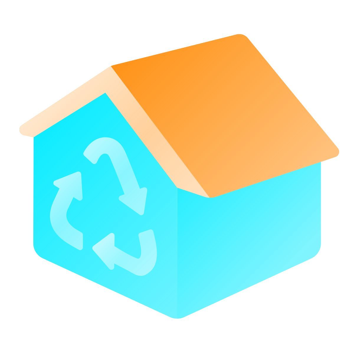 liquid glass color style центр утилизации 3d icon