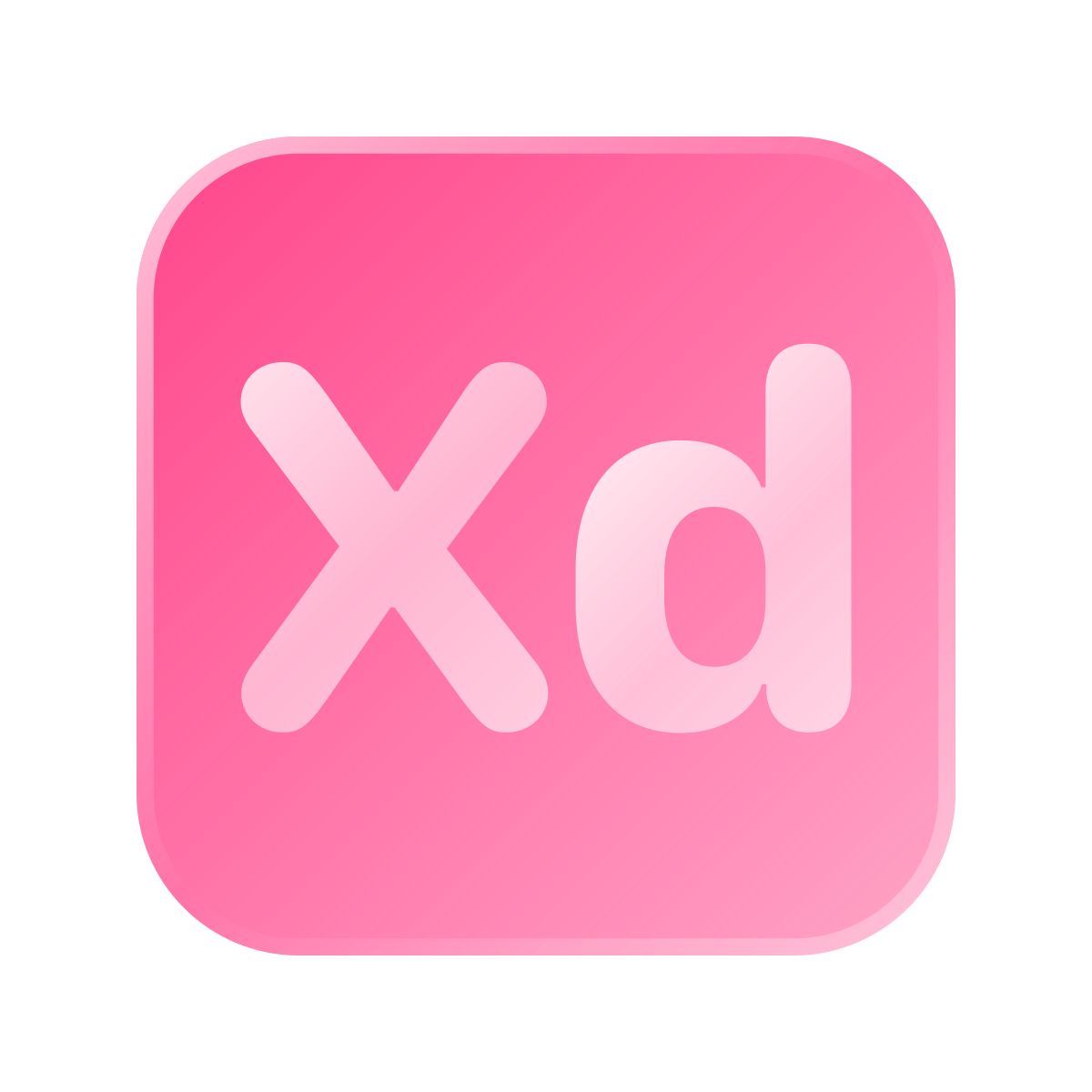 liquid glass color style adobe xd icon