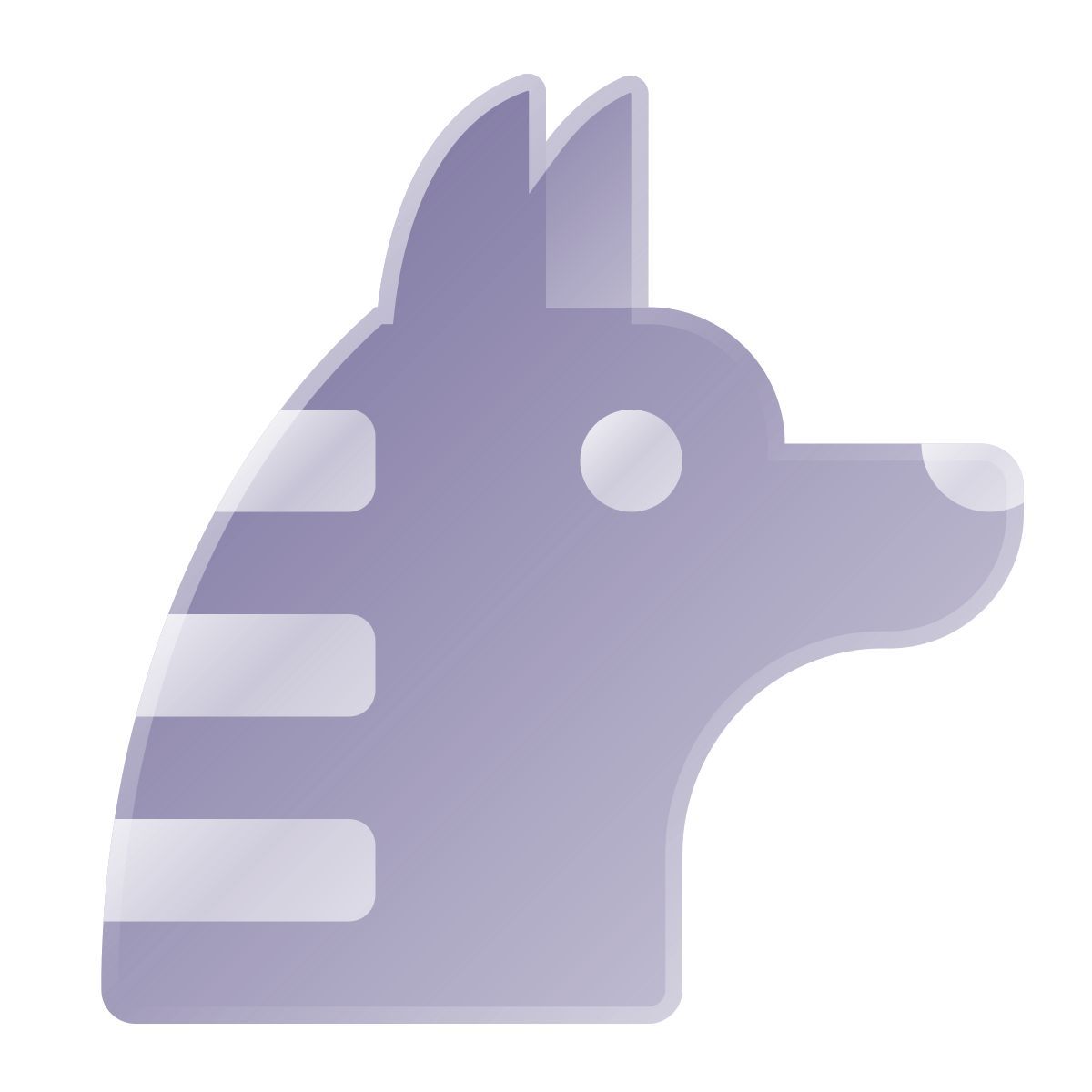 liquid glass color style anubis icon