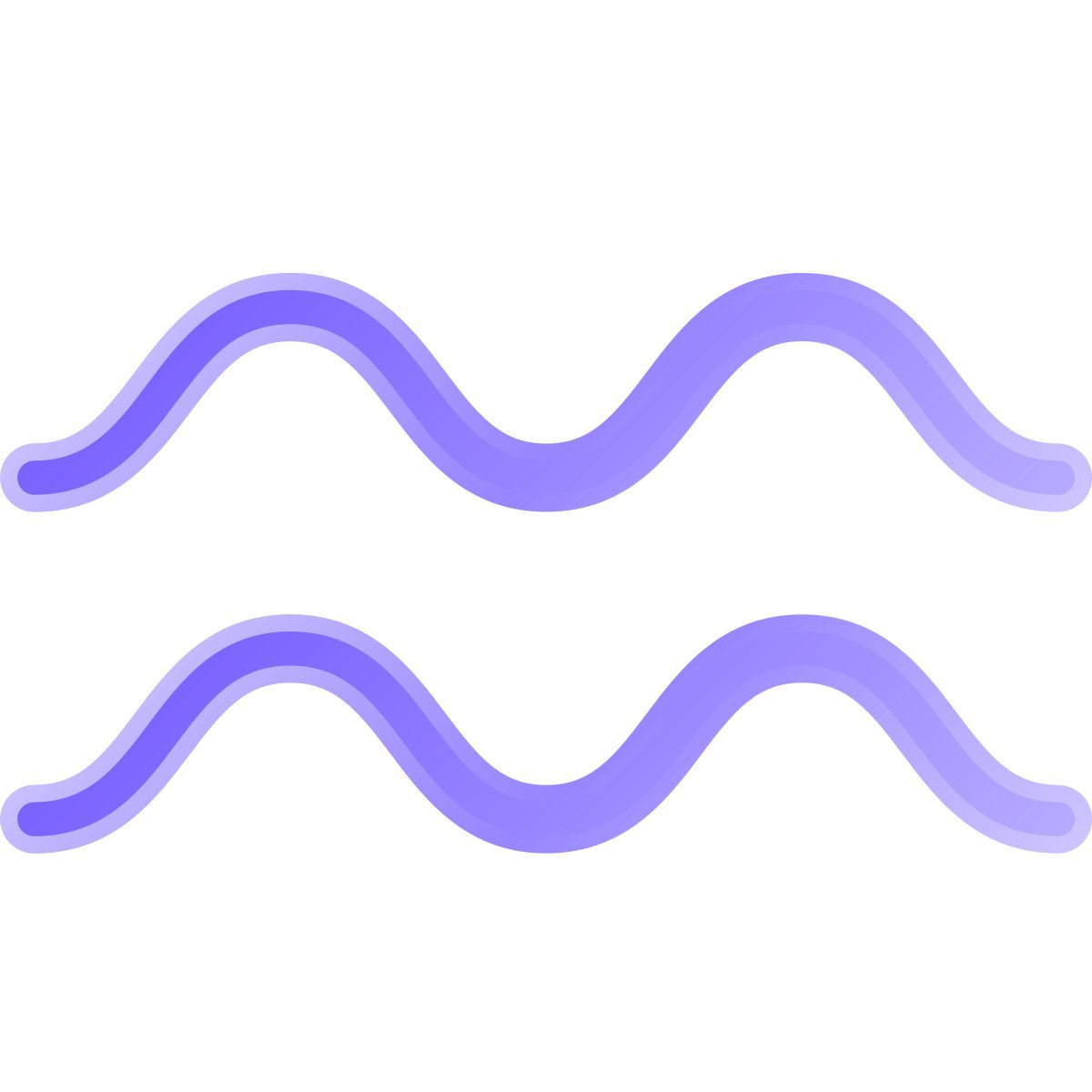 liquid glass color style aquarius icon