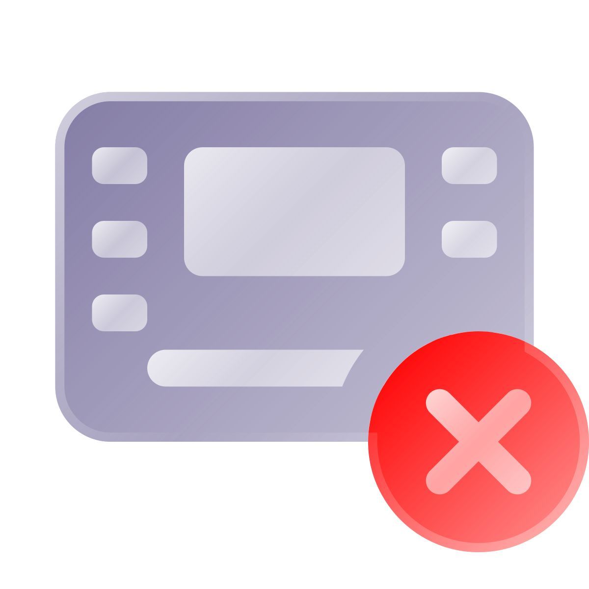 liquid glass color style atm annuler icon