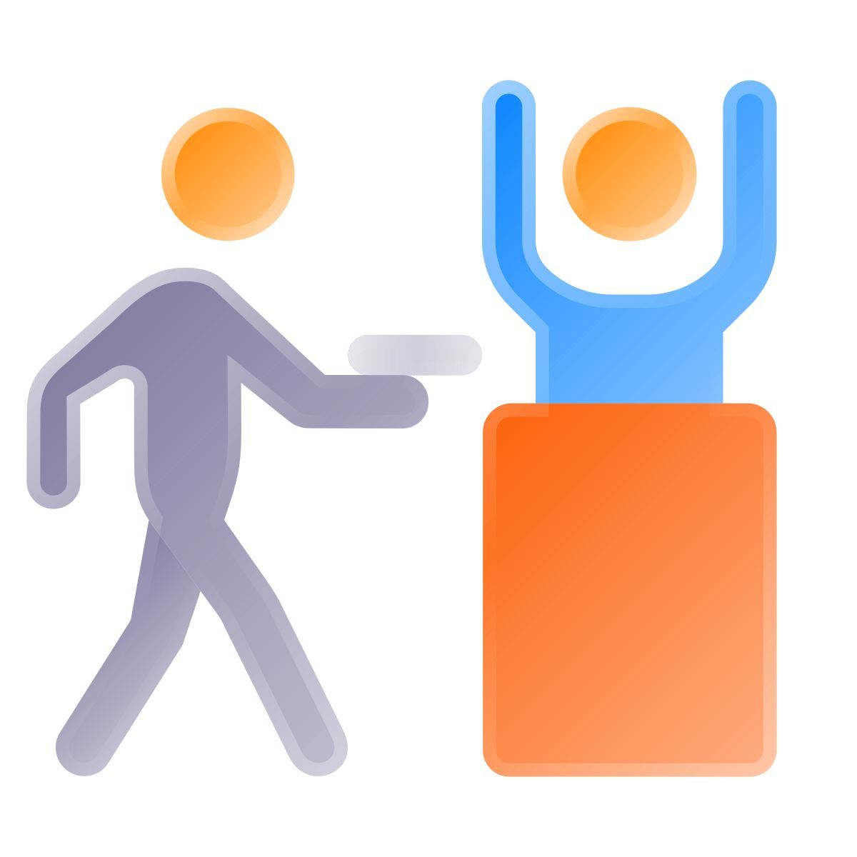 liquid glass color style robbery icon