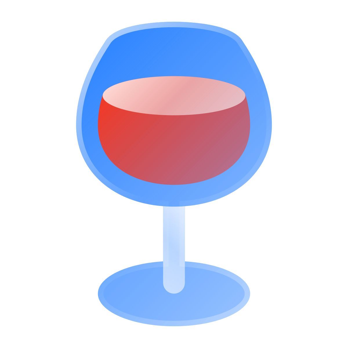 liquid glass color style 酒吧 icon