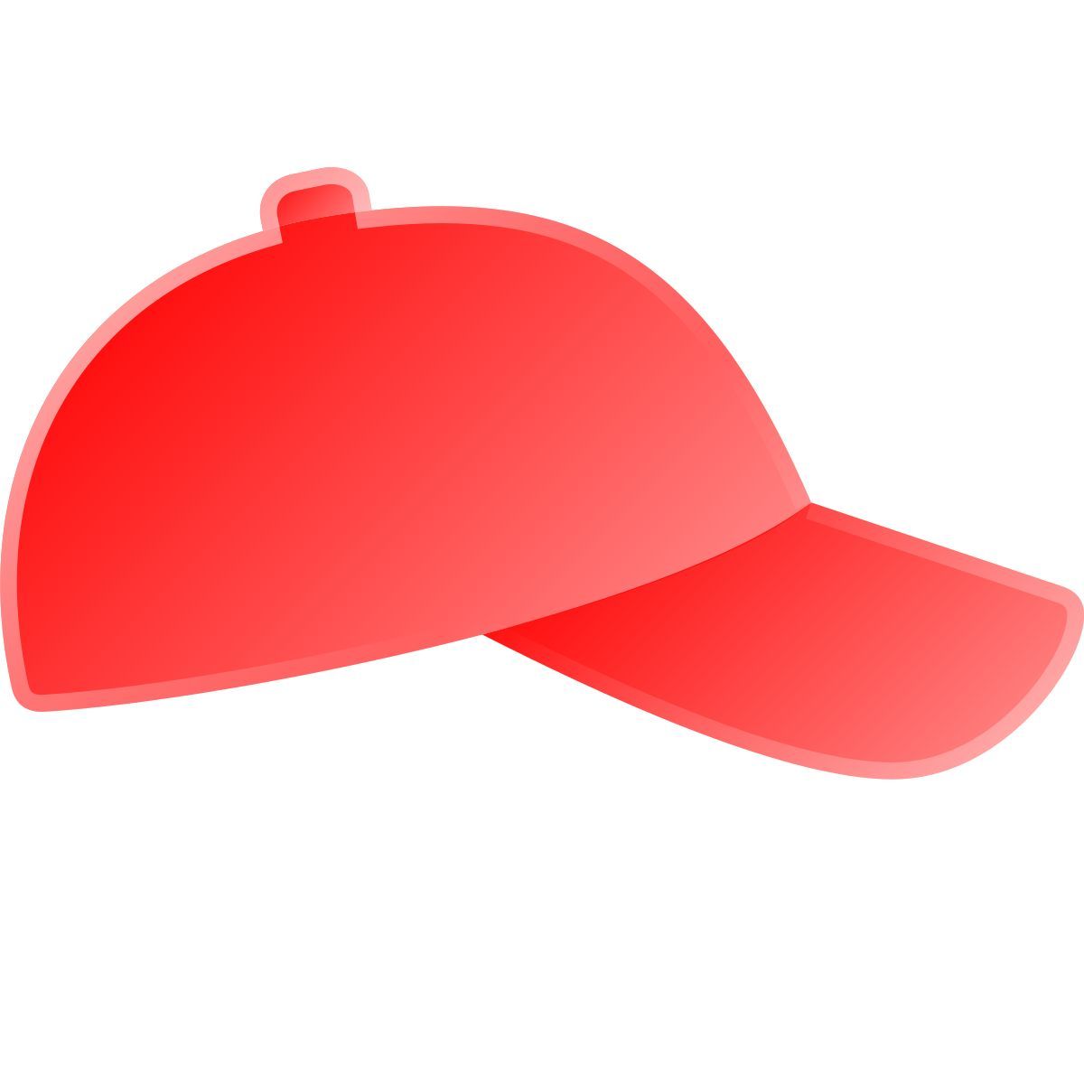 liquid glass color style baseball cap icon