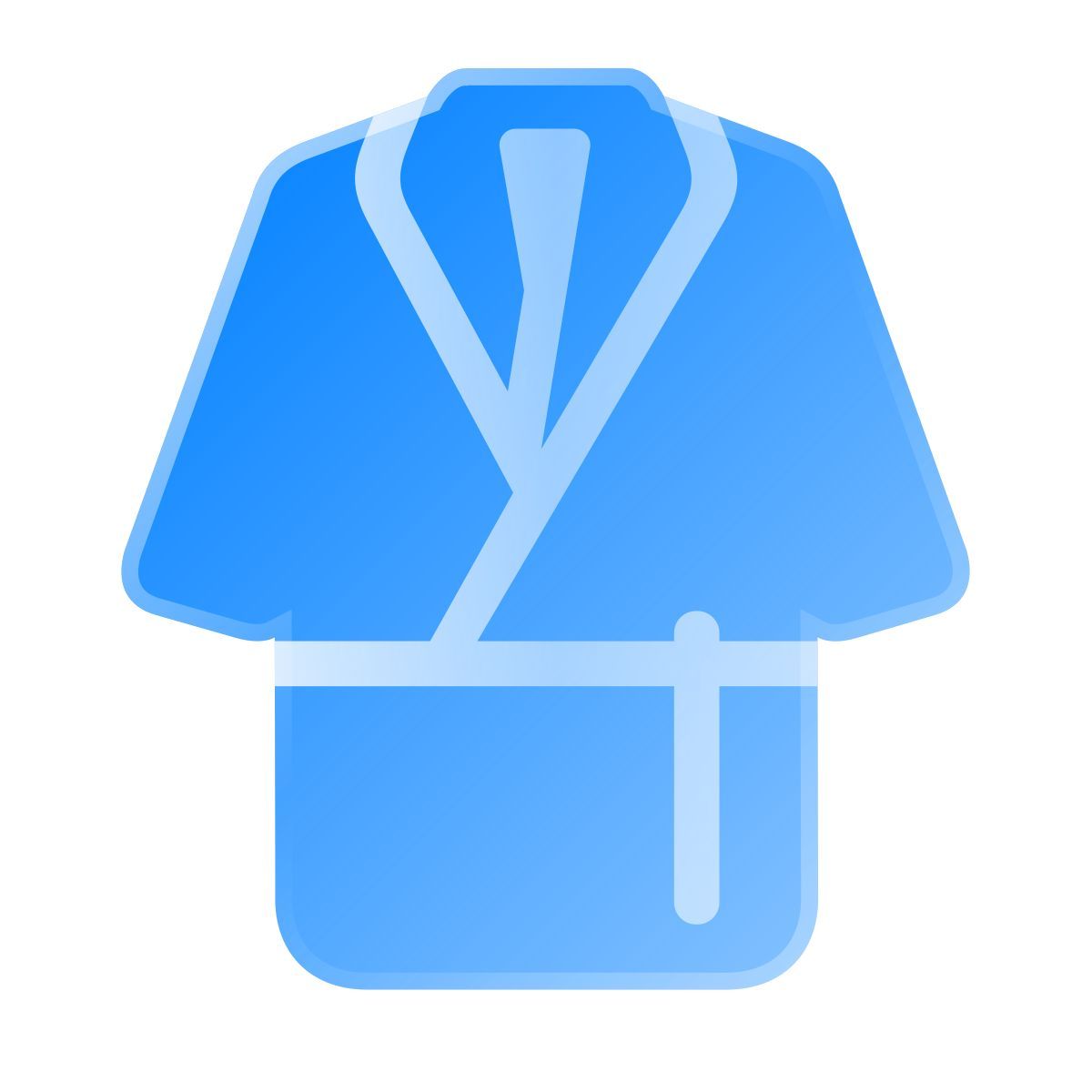 liquid glass color style バスローブ icon