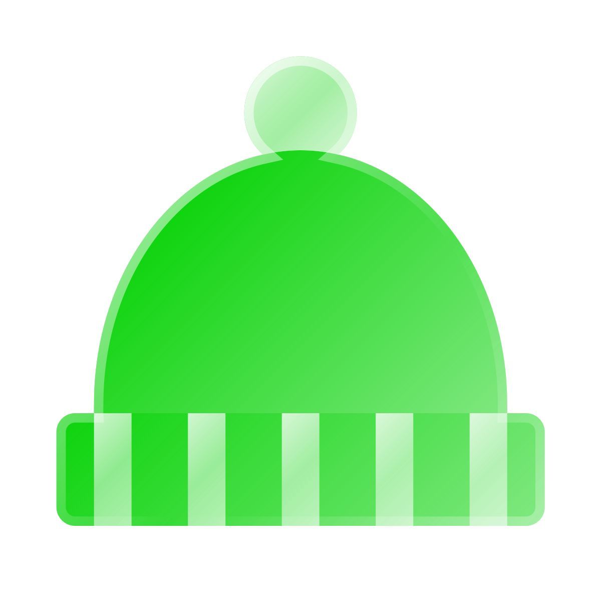 liquid glass color style berretto icon