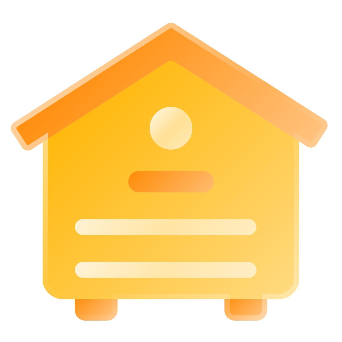 liquid glass color style bienenstock icon