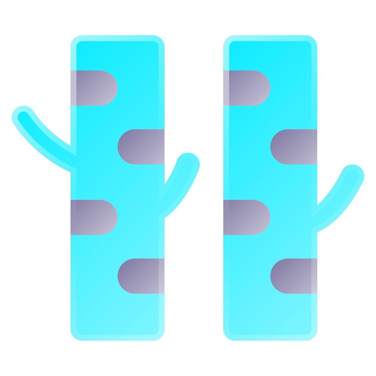 liquid glass color style birch icon