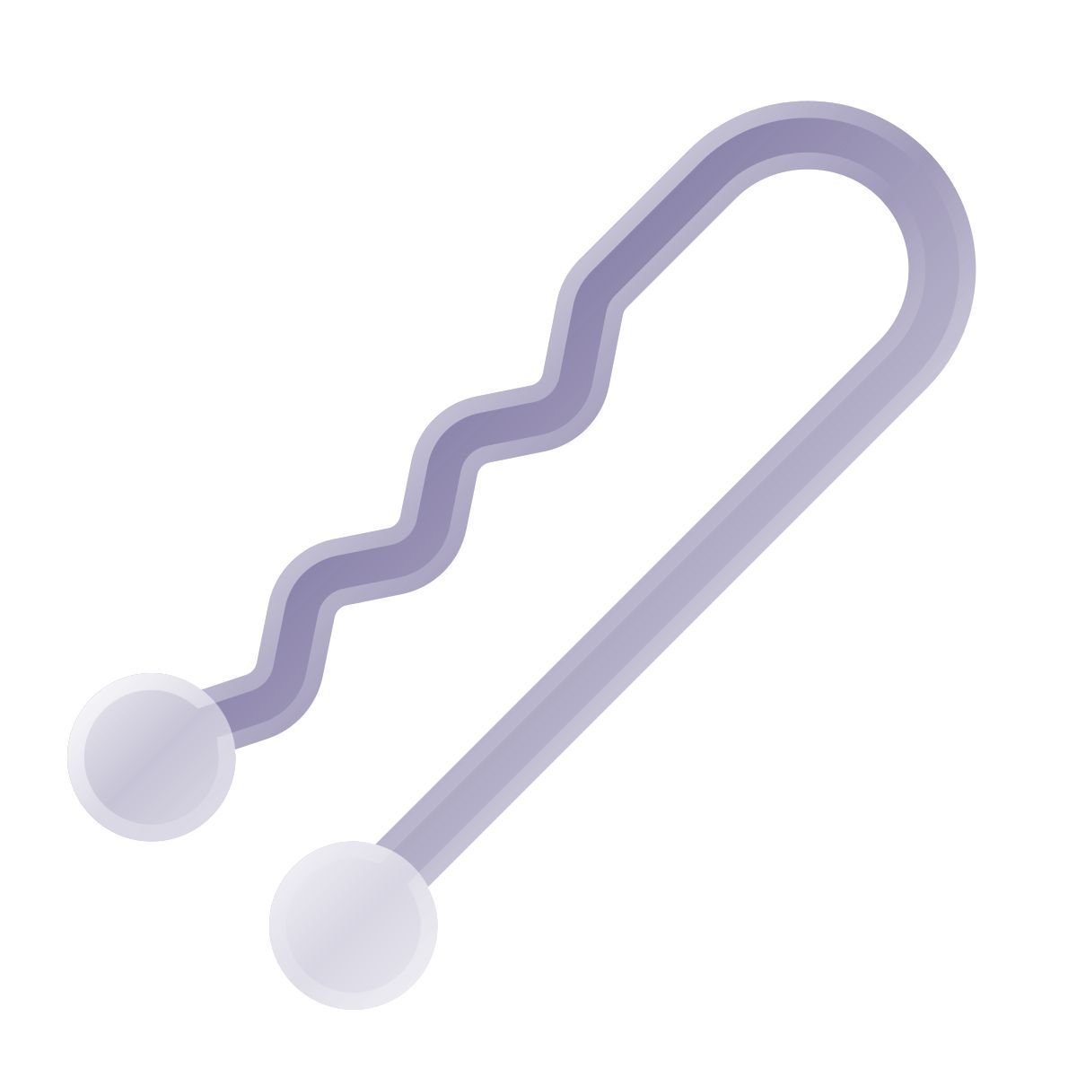 liquid glass color style gancho icon