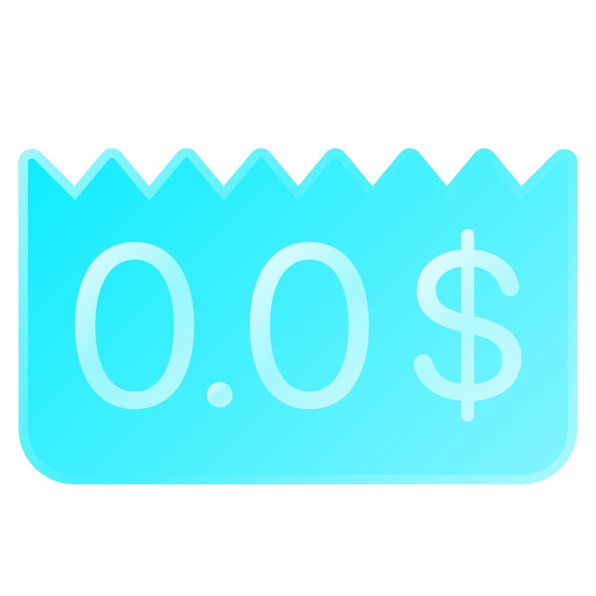 liquid glass color style bounced check icon