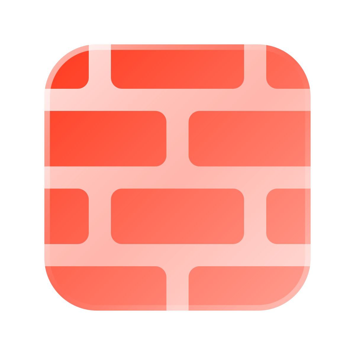 liquid glass color style 砖墙 icon