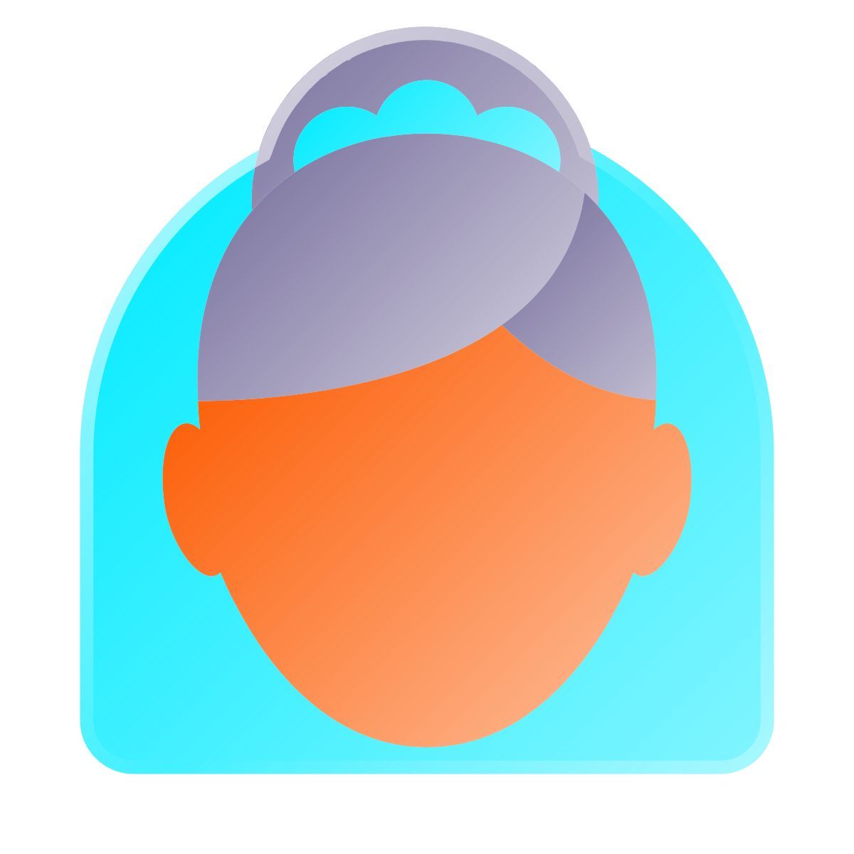 liquid glass color style braut icon