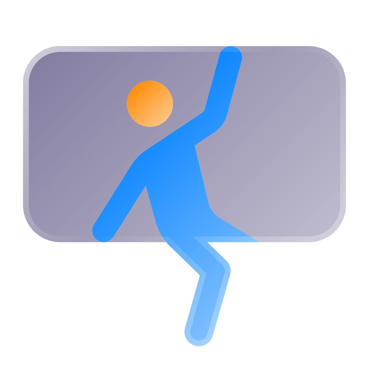 liquid glass color style einbruch icon