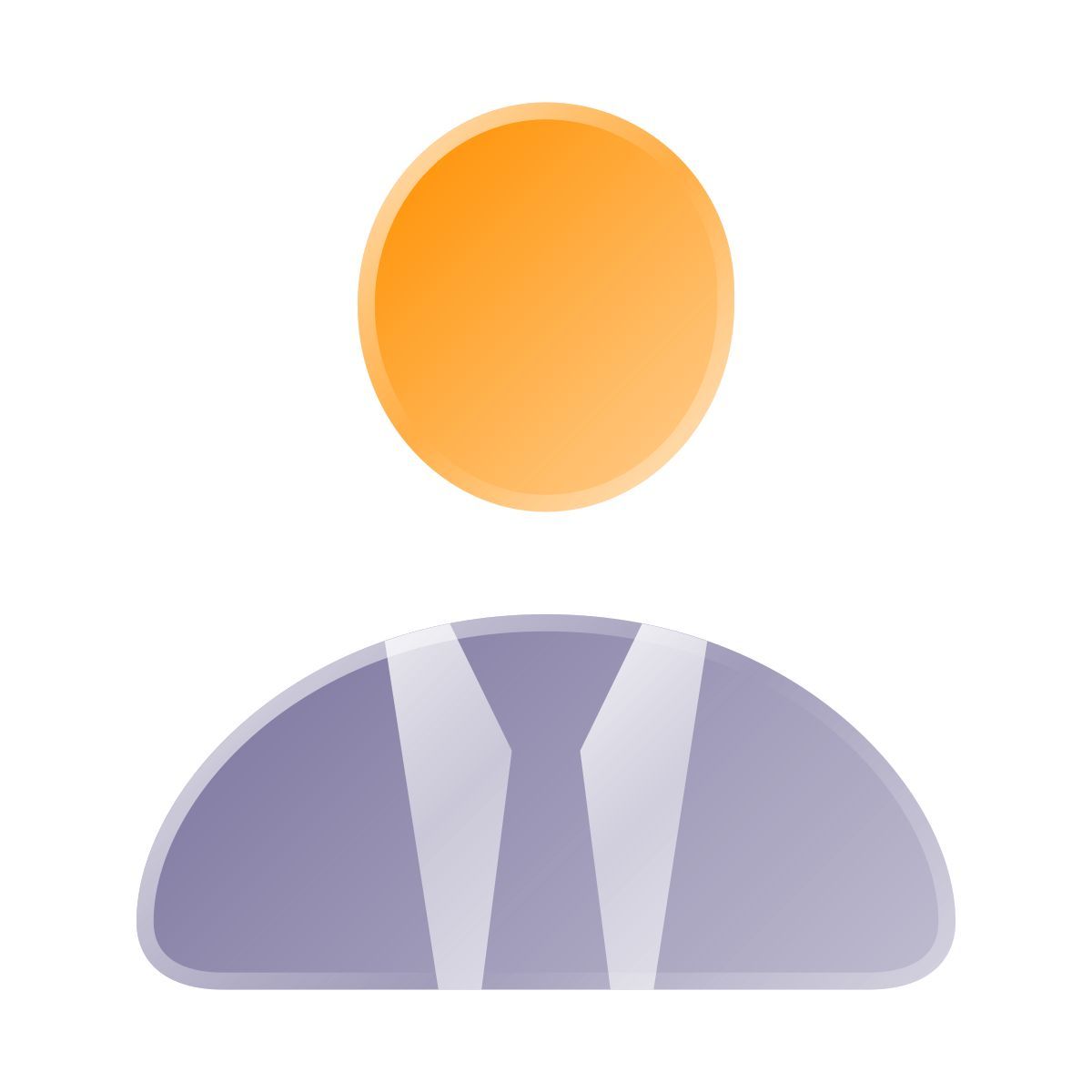 liquid glass color style 商人 icon