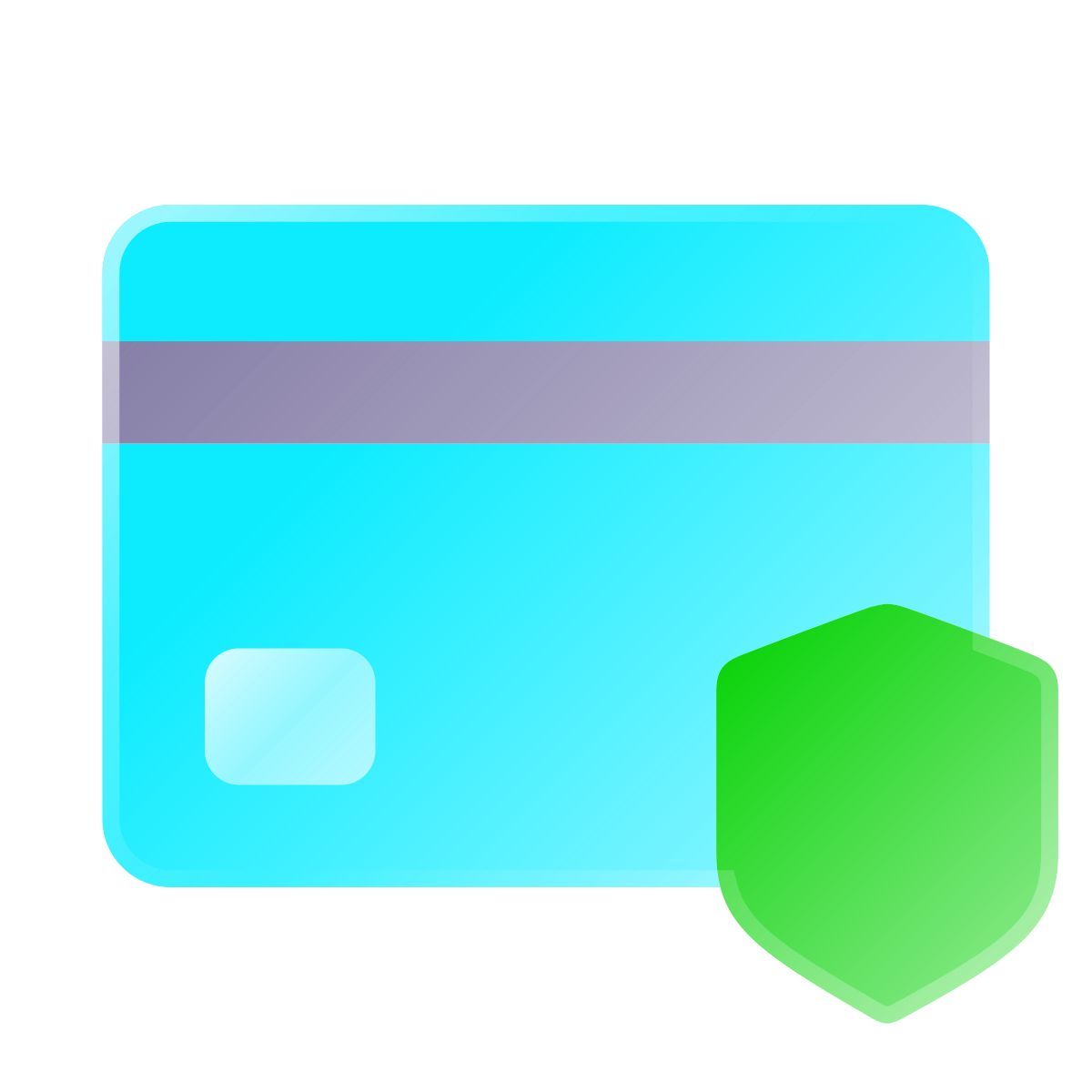 liquid glass color style card security icon