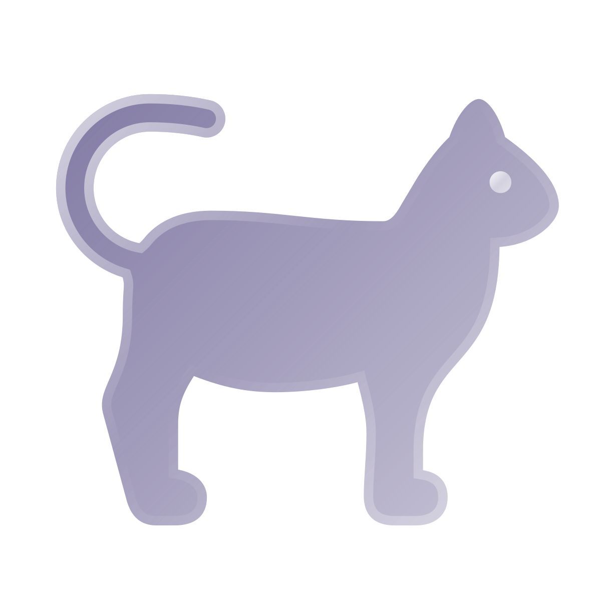 liquid glass color style katze icon