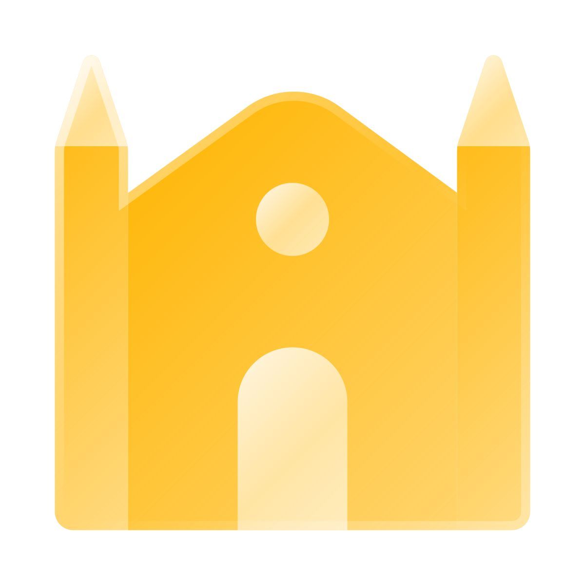 liquid glass color style cattedrale icon
