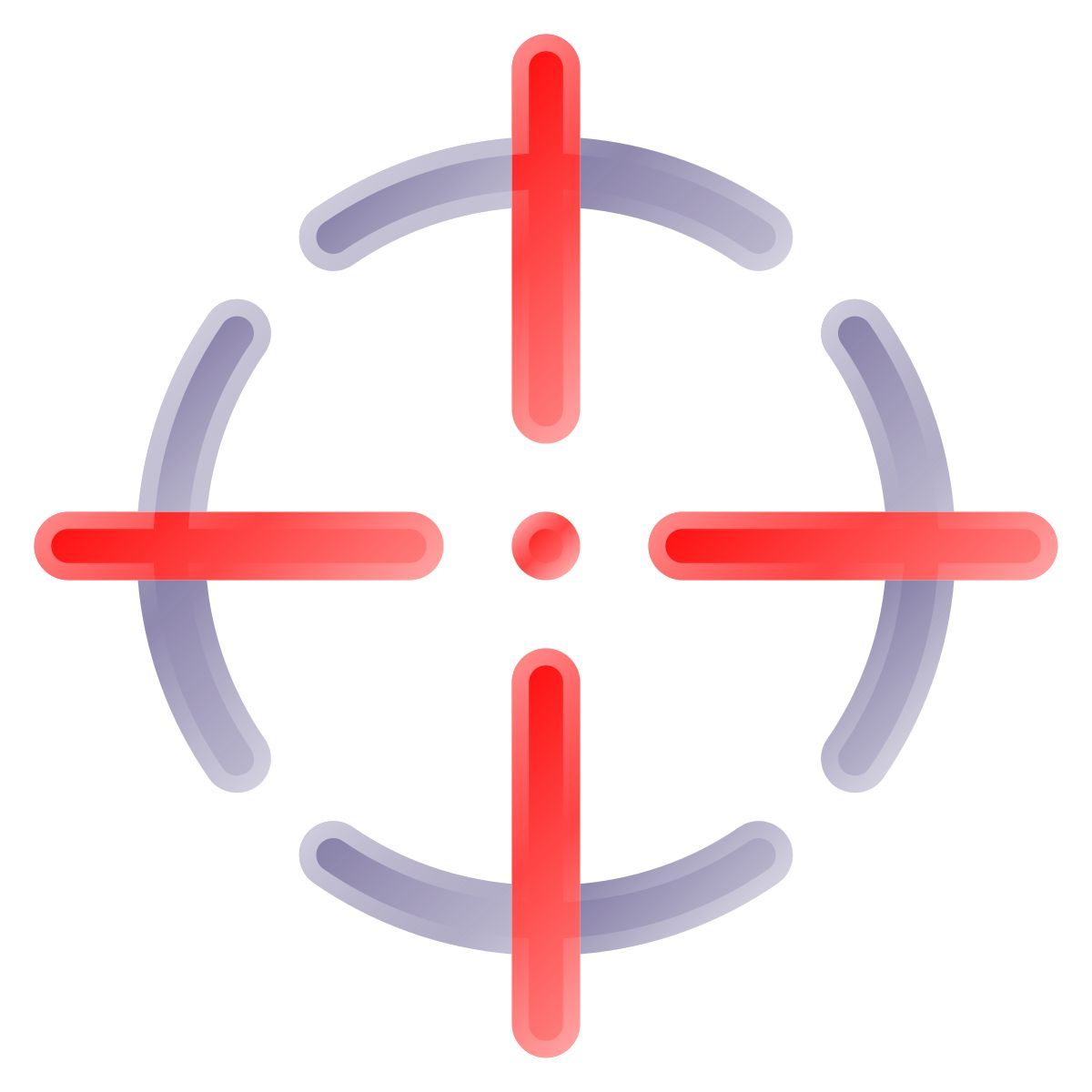 liquid glass color style zentrum der schwerkraft icon