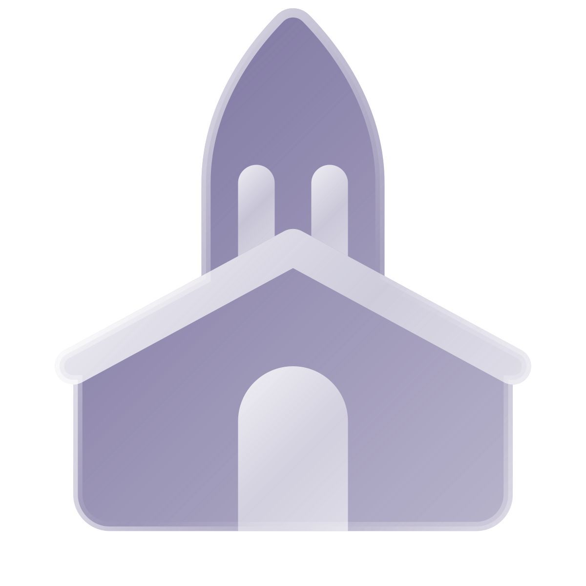 liquid glass color style チャペル icon