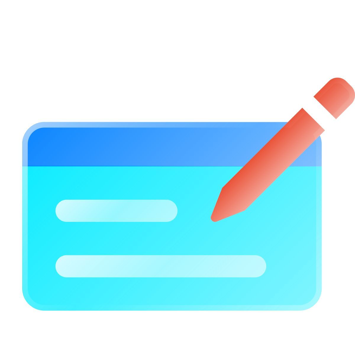 liquid glass color style check book icon