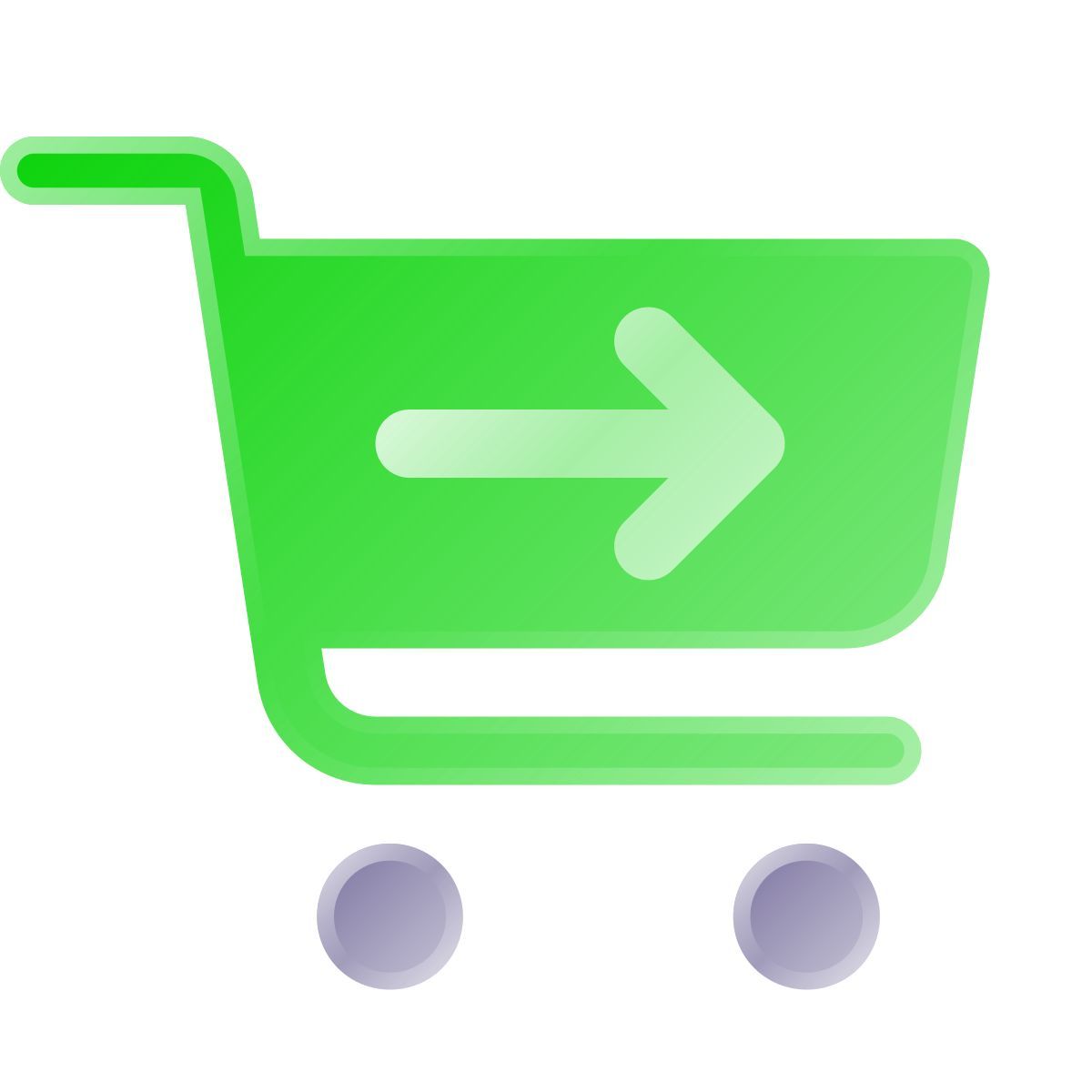 liquid glass color style checkout icon