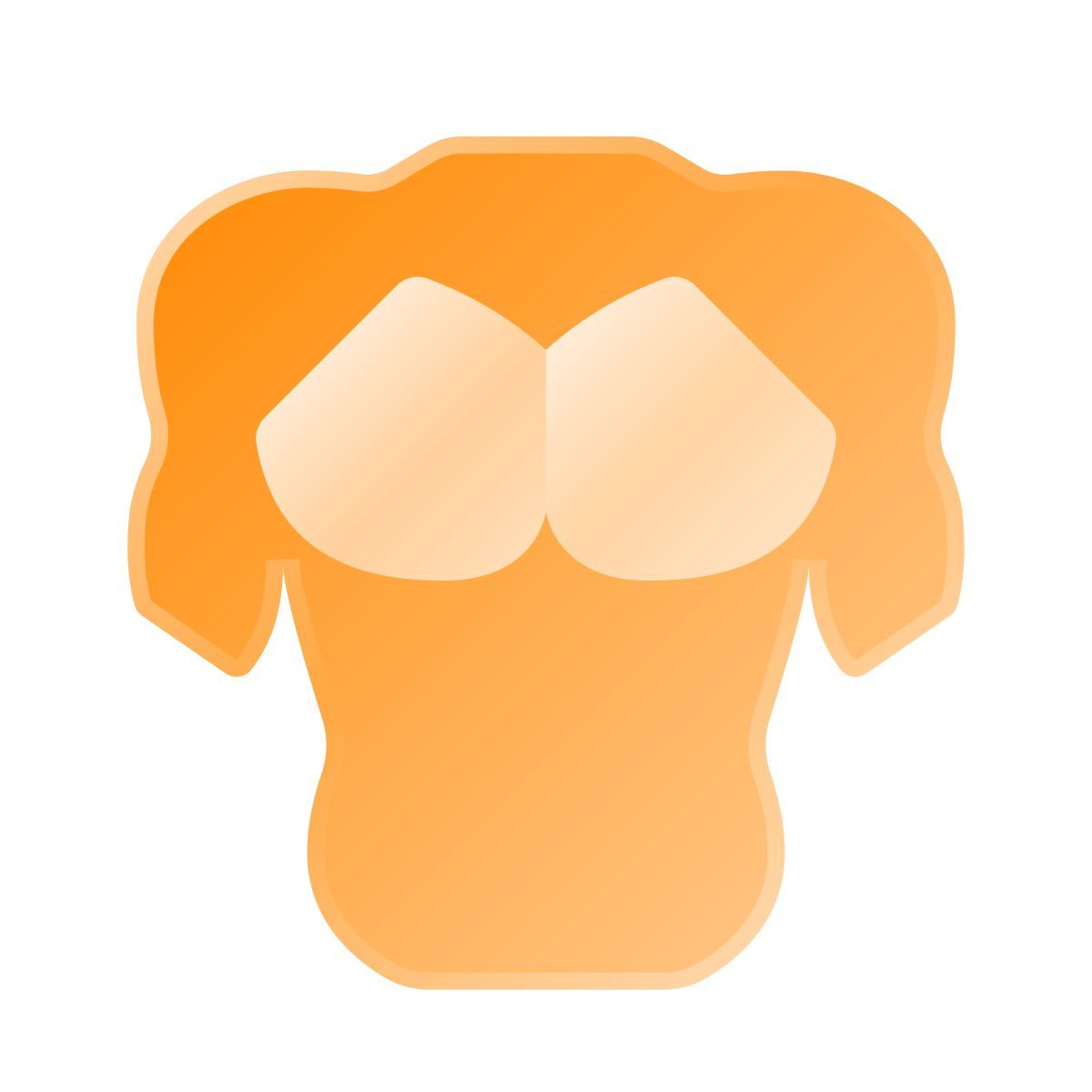 liquid glass color style 胸 icon