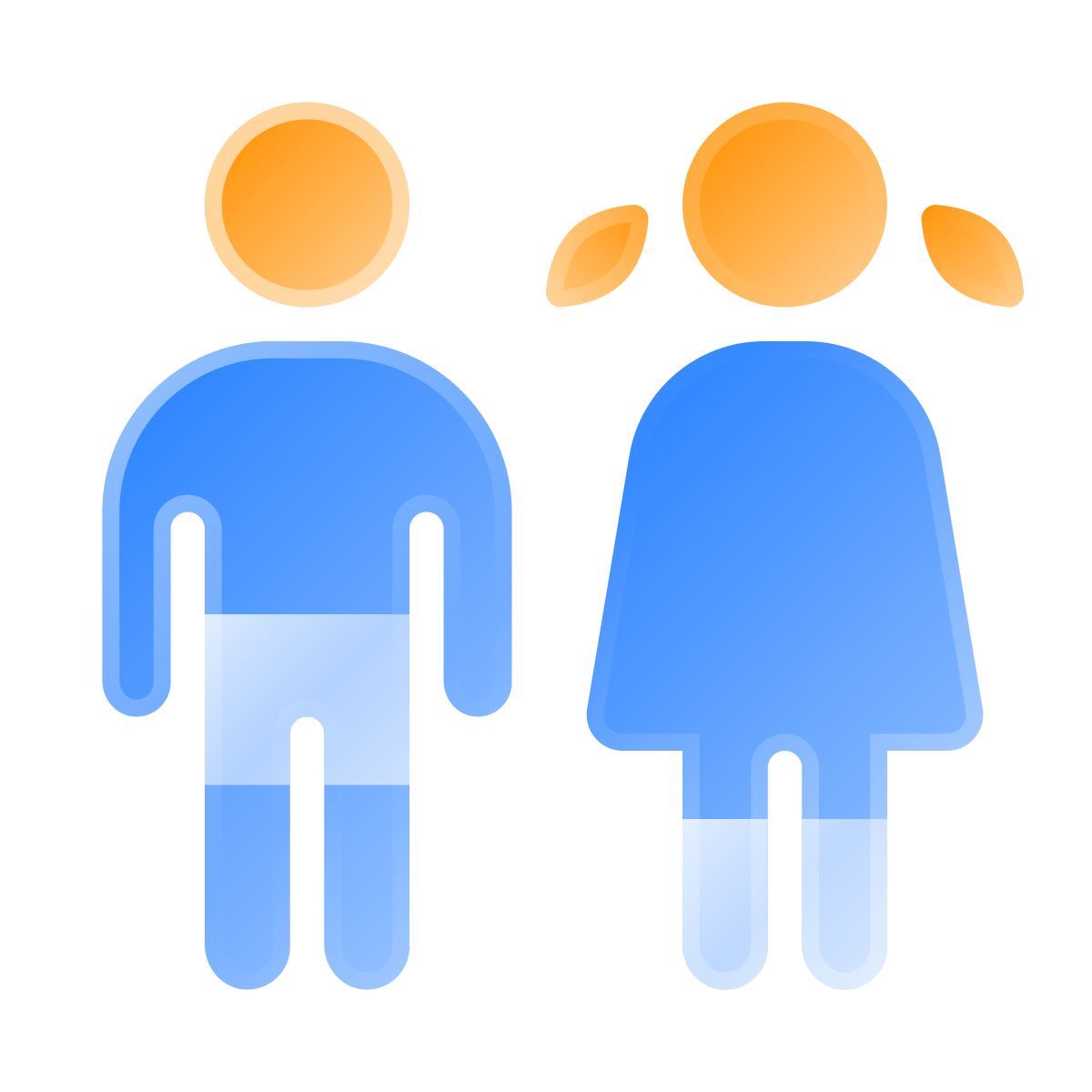 liquid glass color style kinder icon