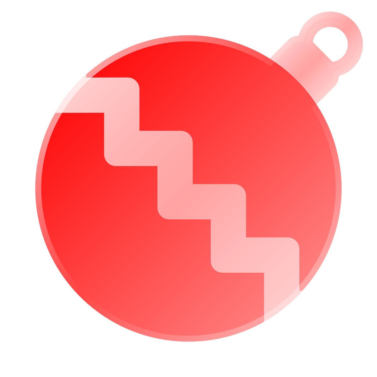 liquid glass color style boule de noel icon