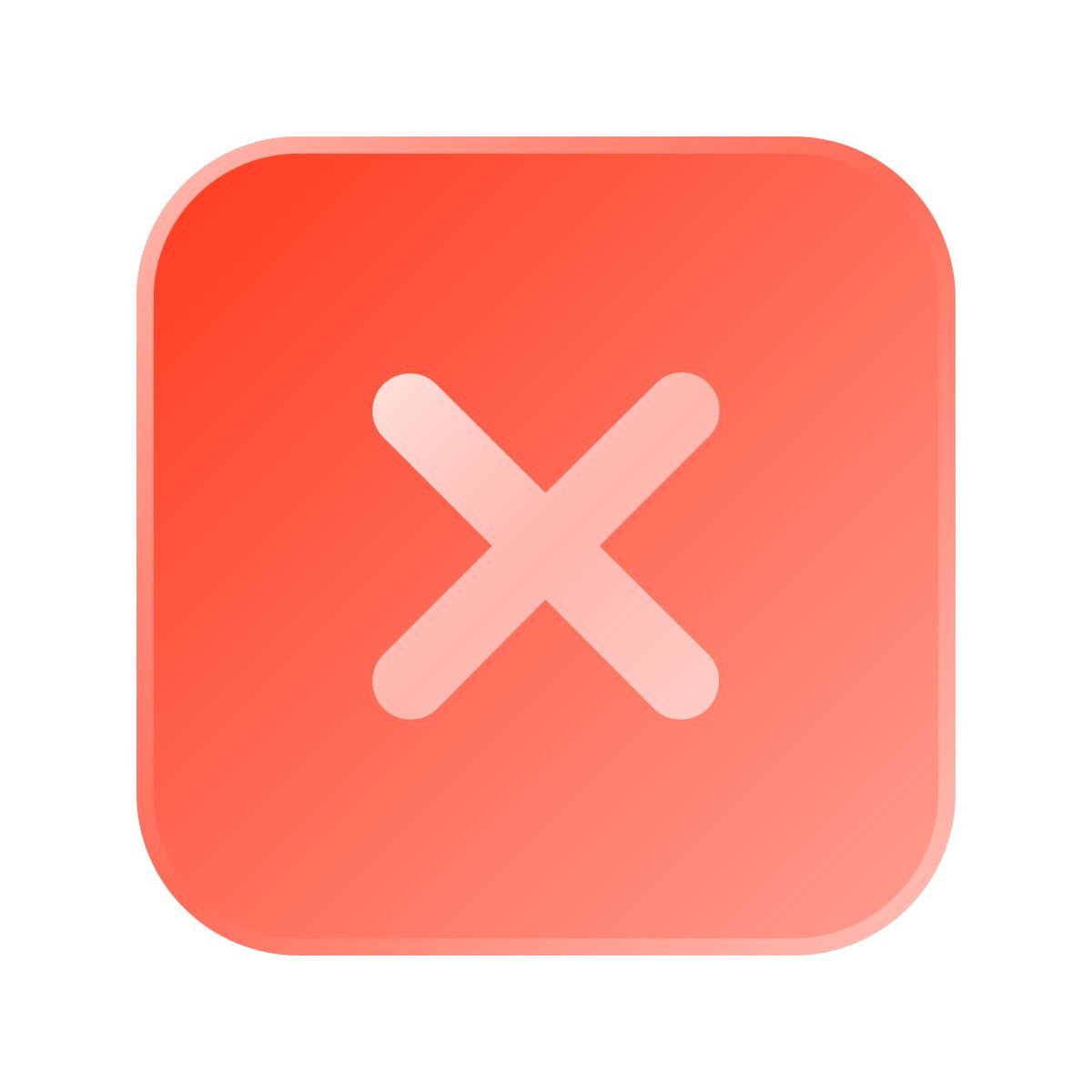 liquid glass color style close window icon