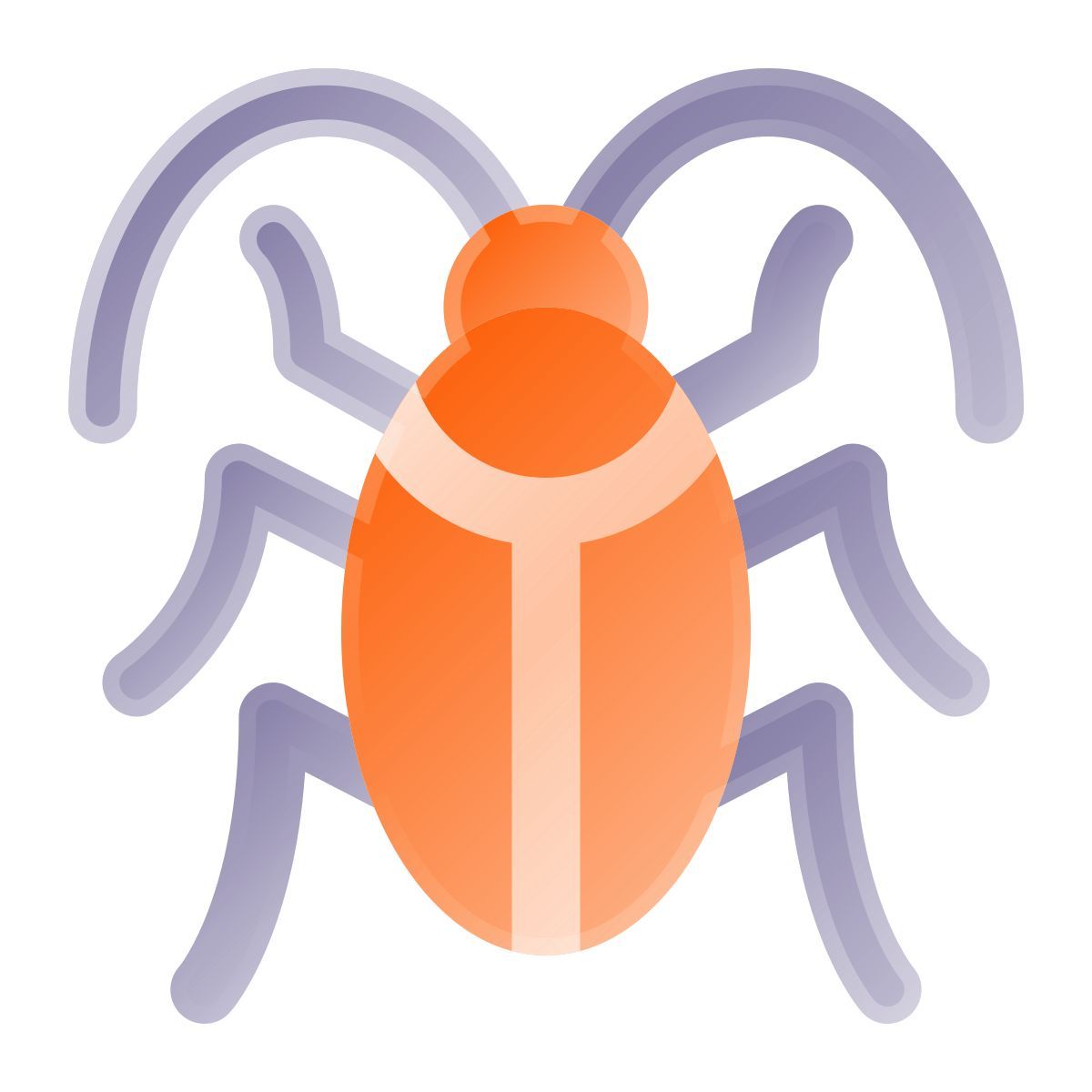 liquid glass color style cucaracha icon
