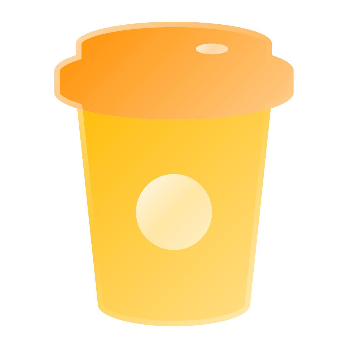 liquid glass color style 커피 이동합니다 icon