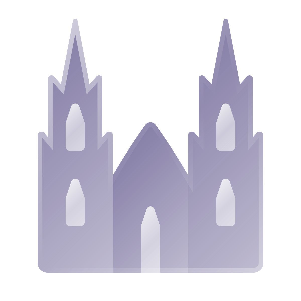 liquid glass color style kölner dom icon