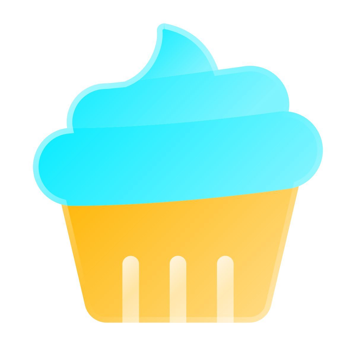 liquid glass color style confeitaria icon