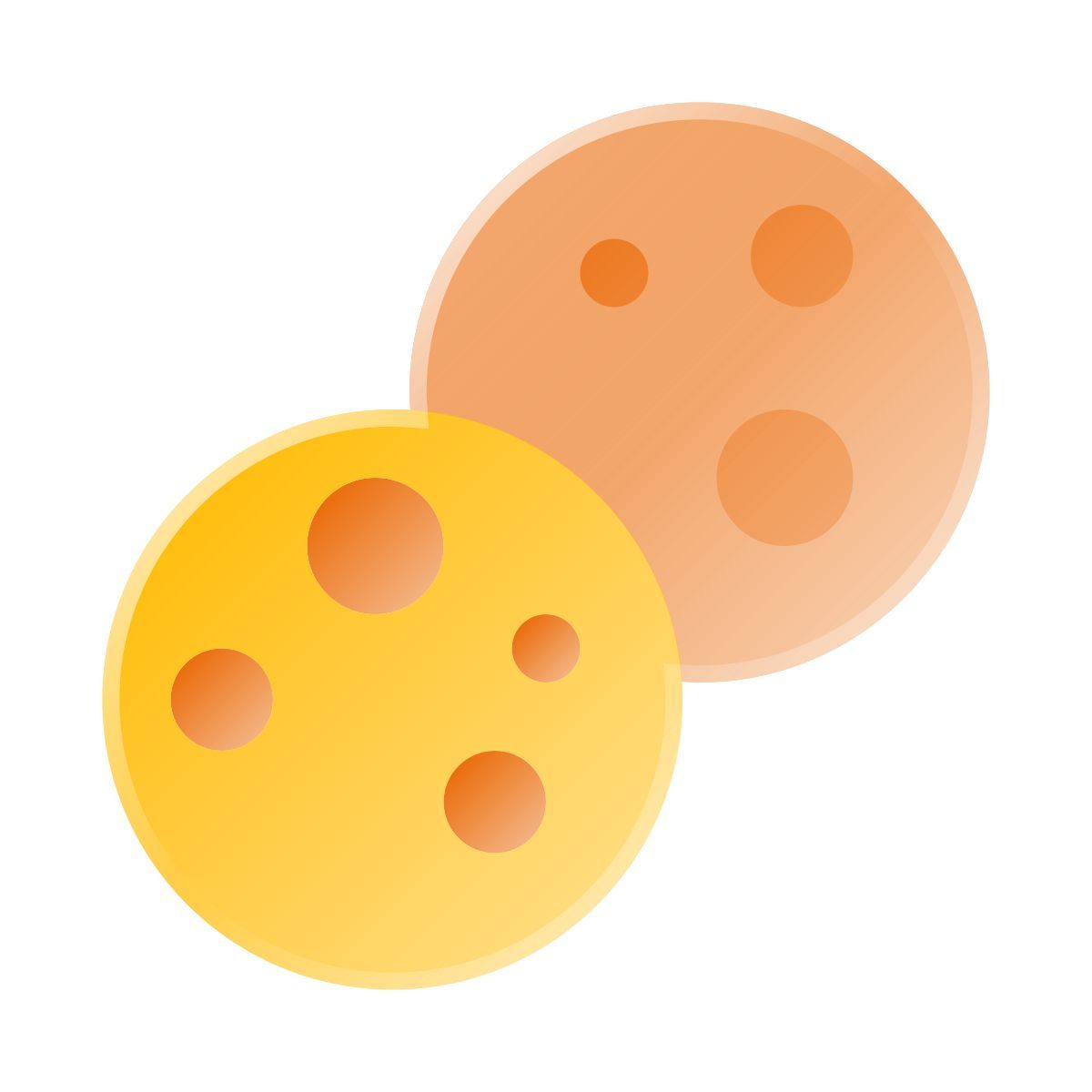 liquid glass color style cookies icon