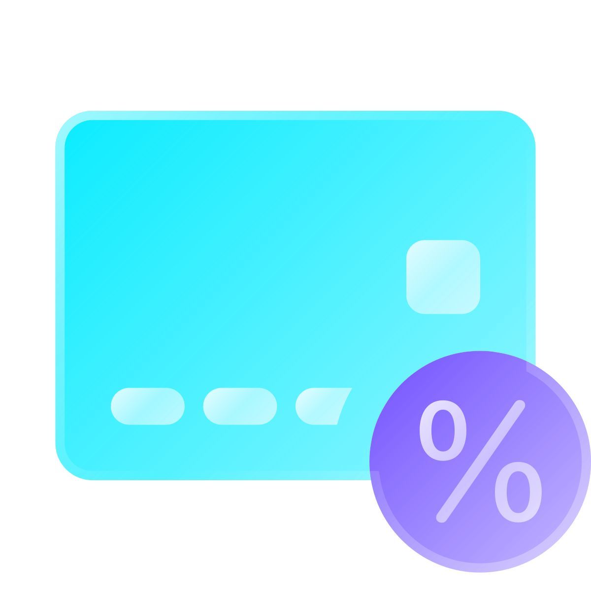 liquid glass color style kreditkartenzinsen icon