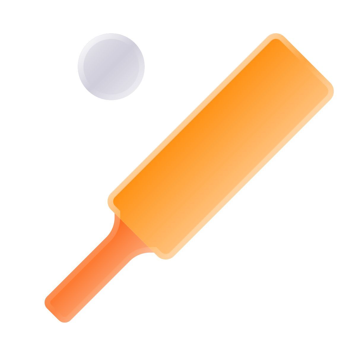 liquid glass color style クリケット icon