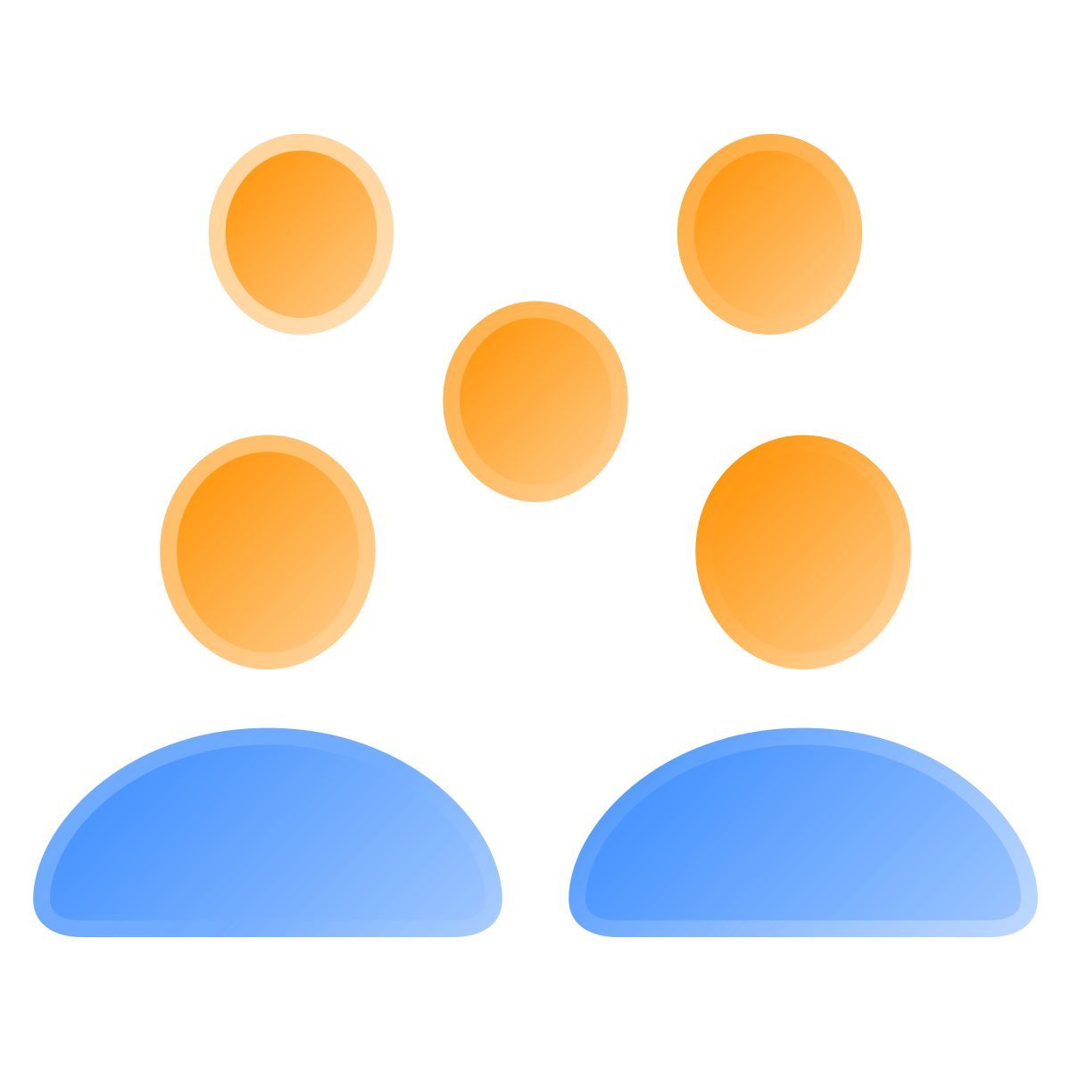 liquid glass color style толпа icon