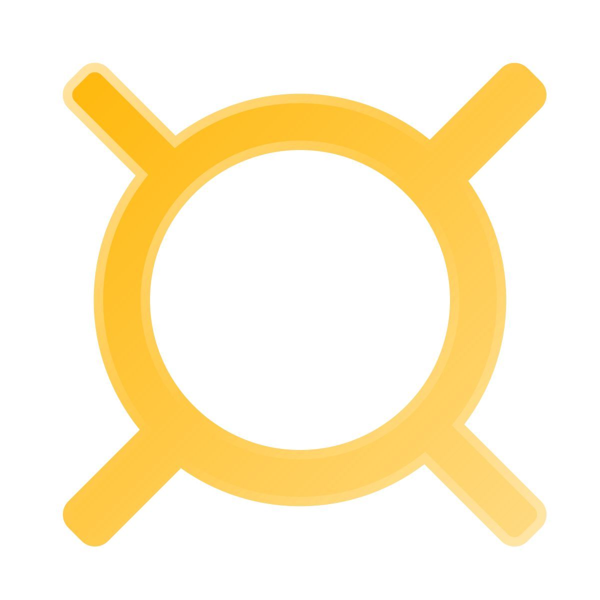 liquid glass color style moneda icon