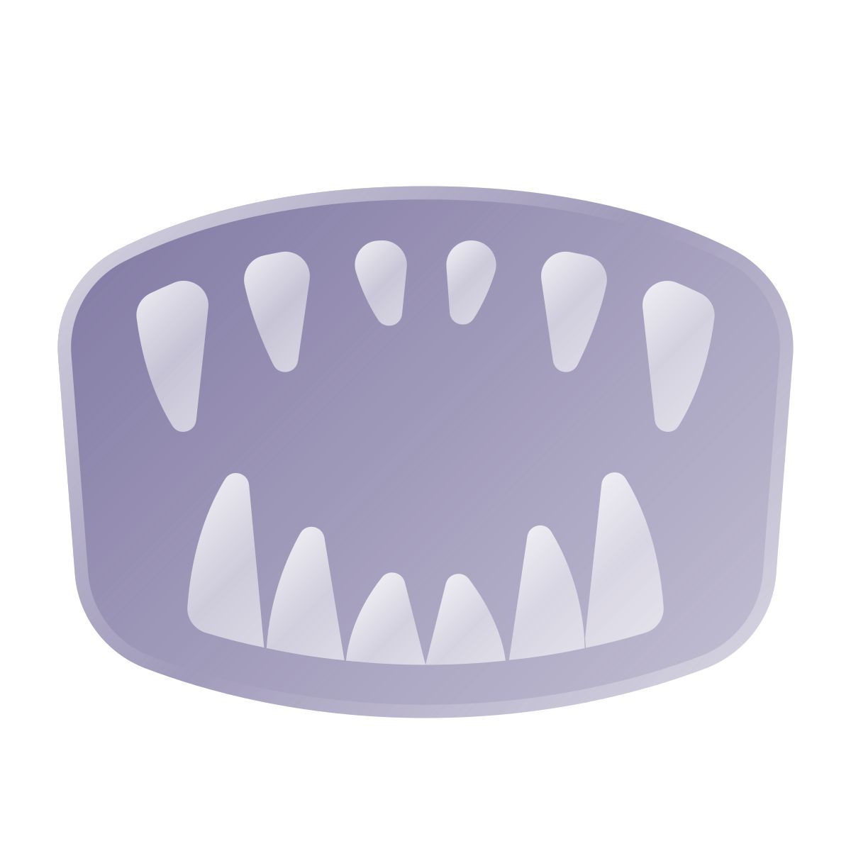 liquid glass color style boca de demônio icon