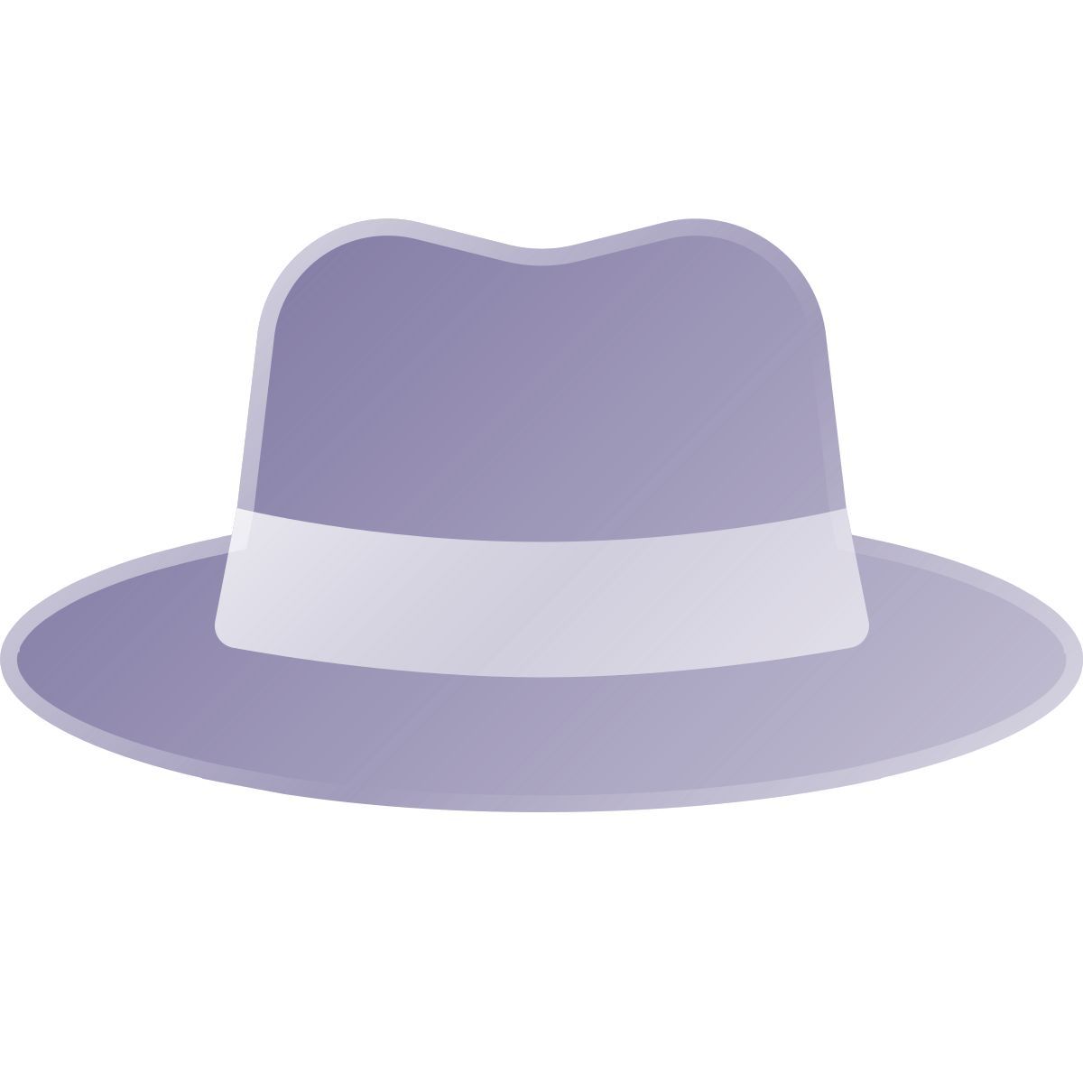 liquid glass color style cappello da detective icon