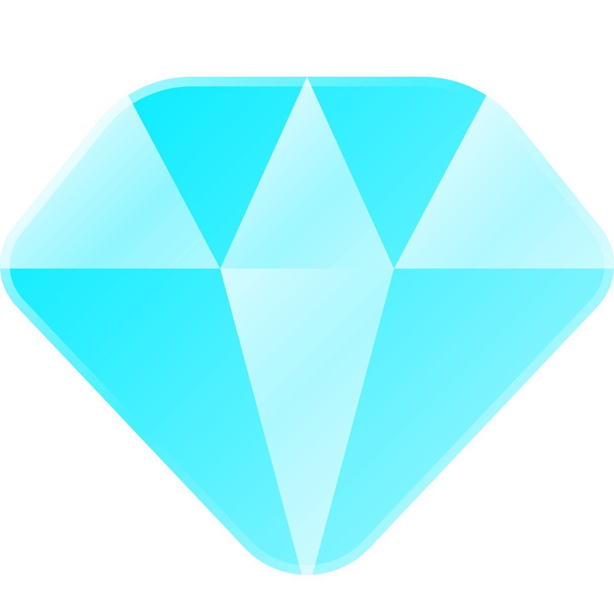 liquid glass color style 钻石 icon
