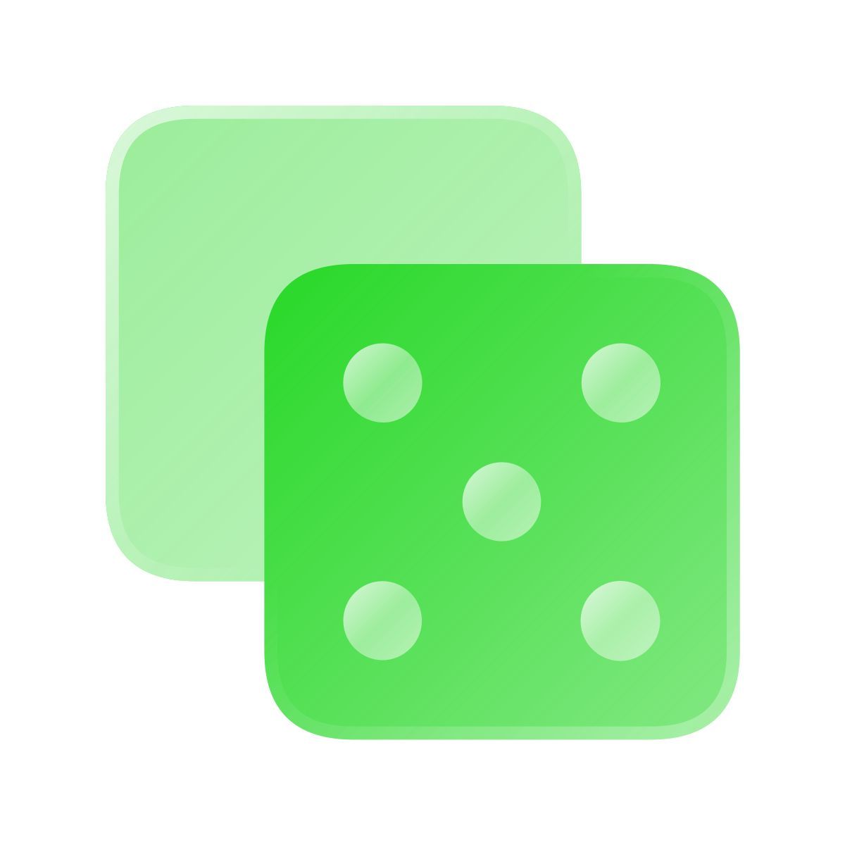 liquid glass color style dado icon