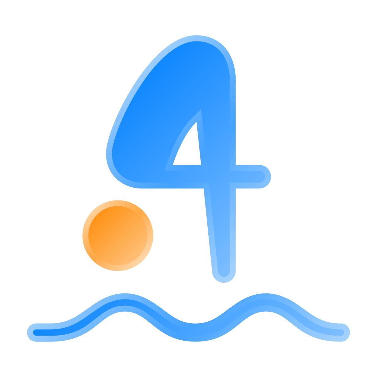 liquid glass color style tauchen icon