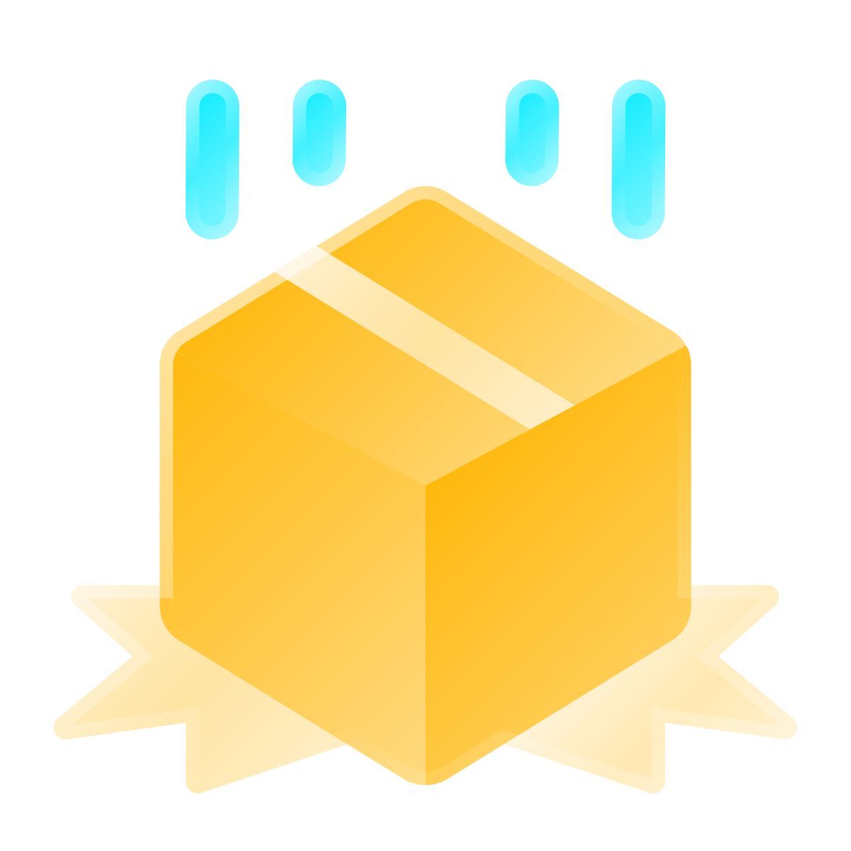 liquid glass color style breakable icon