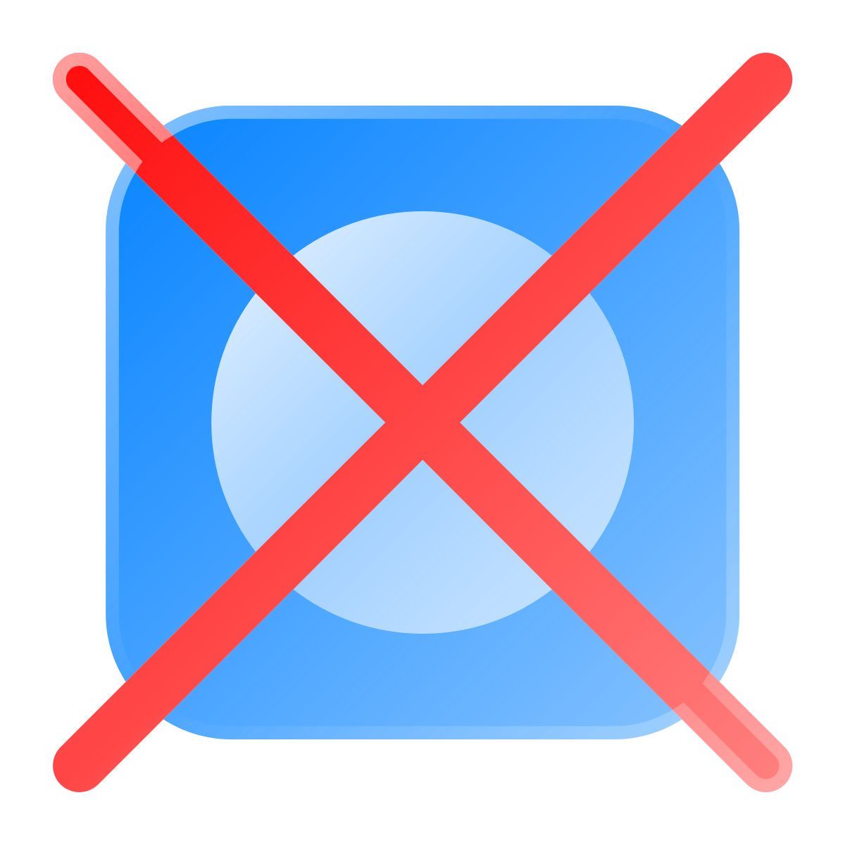 liquid glass color style do not tumble dry icon