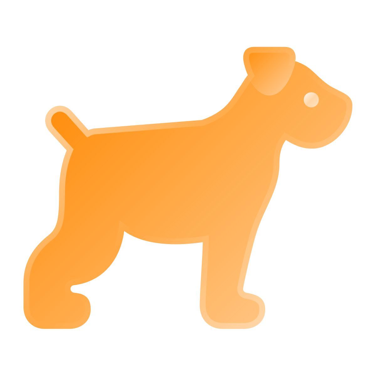 liquid glass color style hund icon