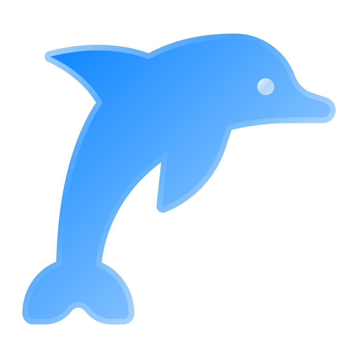 liquid glass color style イルカ icon