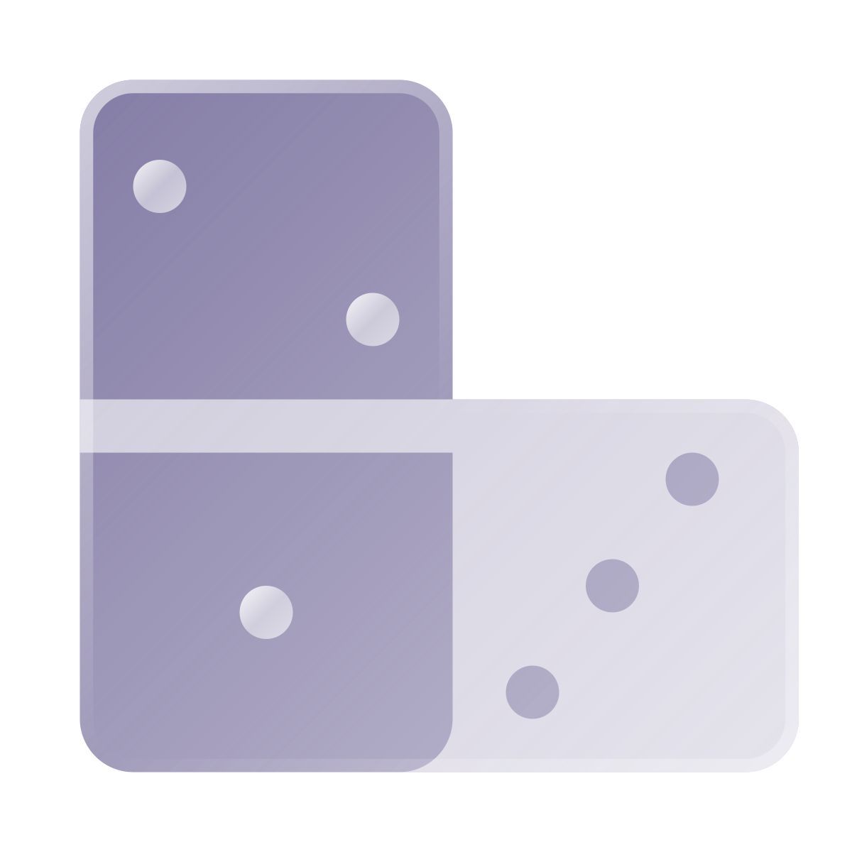 liquid glass color style 骨牌 icon