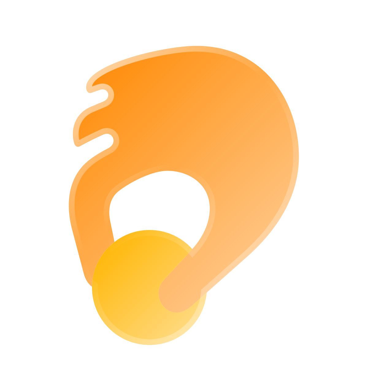 liquid glass color style donate icon